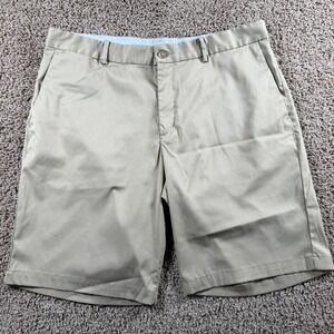 Nike‎ Golf Dri Fit Mens 36 Khaki Shorts Flat Front Performance outdoor athletic
